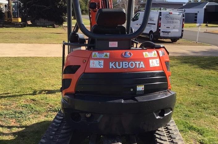 
								Used 2016  Kubota U25-3 full									